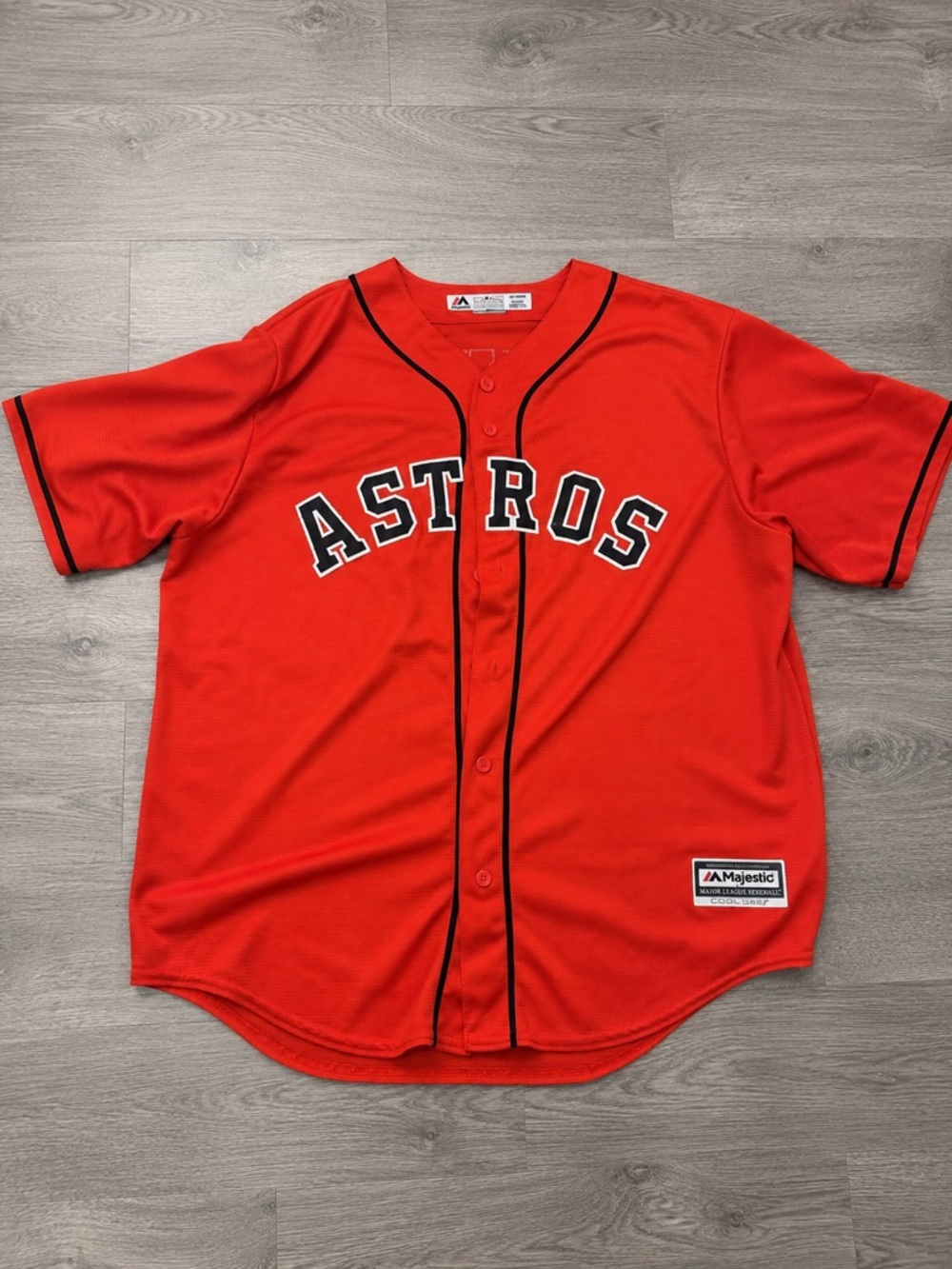 Houston Astros George Springer #4 Majestic Cool Base Jersey Men’s XL Orange MLB